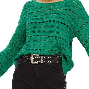 Topshop Open Stitch Sweater